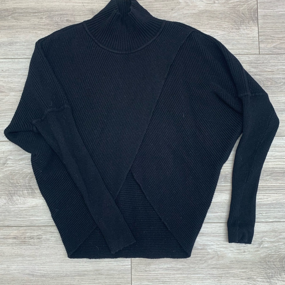 Elan Black Turtleneck Sweater